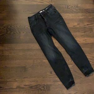 navy rockstar jeans, from old navy